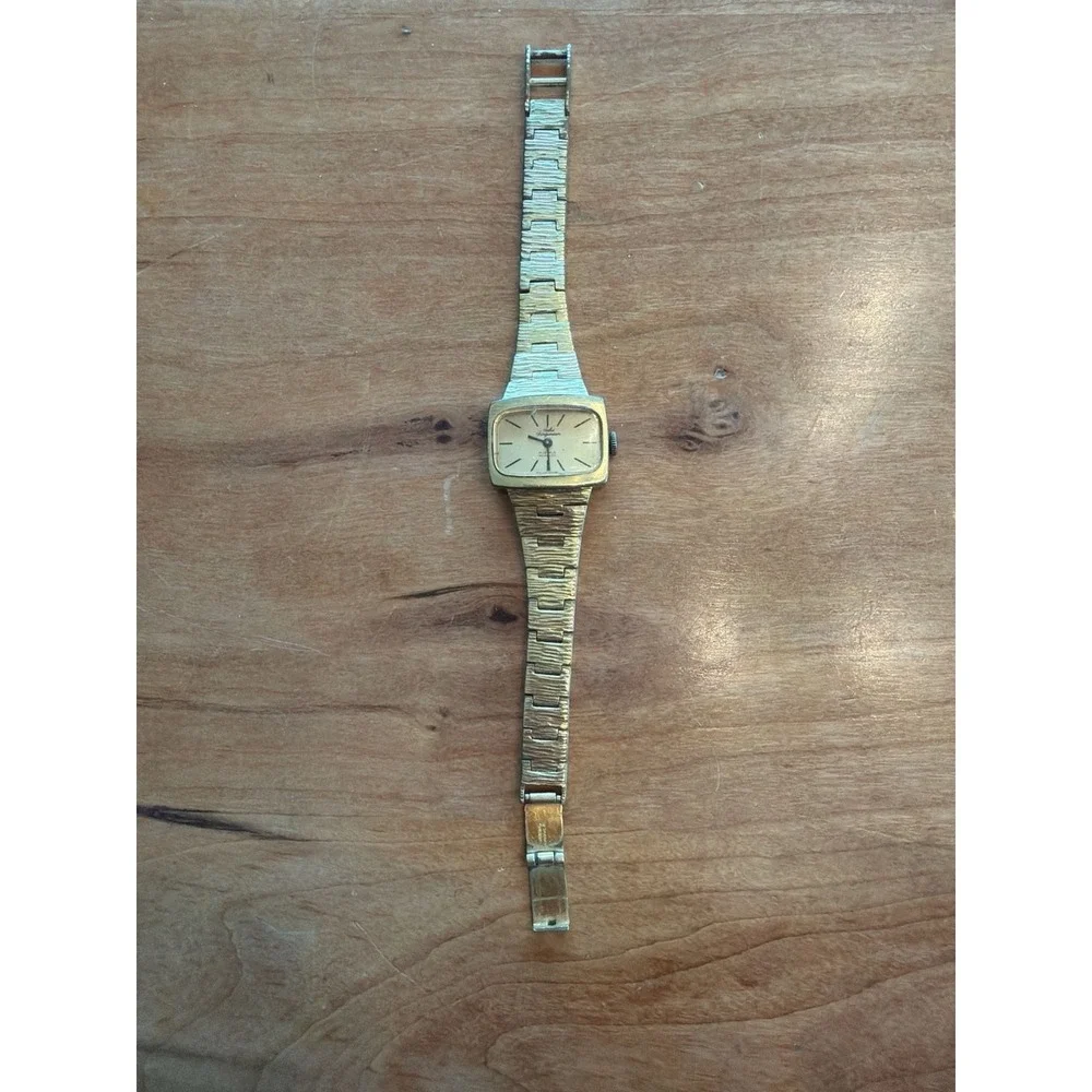 Vintage Arden Jurgensen‎ 17 Jewels Incabloc Gold Tone Ladies Bracelet Watch